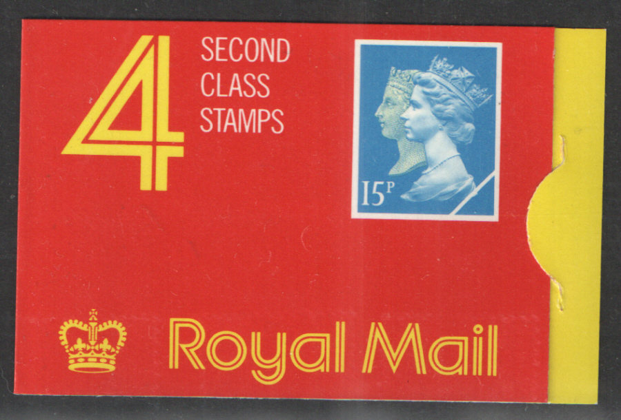 (image for) JA1a / DB19(6)/1 Cyl W2 W1 + Bar 4 x 15p Penny Black Anniversary Booklet